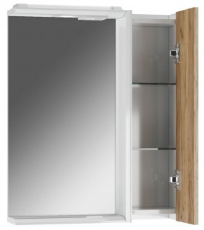 Шкаф-зеркало Uno 60 Дуб ВОТАН правый Домино (DU1512HZ) в Талице - talica.ok-mebel.com | фото 2