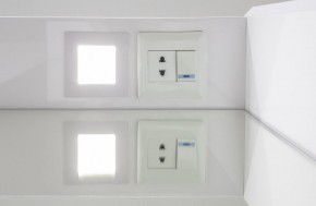 Шкаф-зеркало Uno 60 Дуб ВОТАН правый Домино (DU1512HZ) в Талице - talica.ok-mebel.com | фото 9