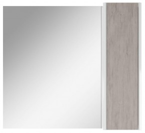 Шкаф-зеркало Uno 80 Дуб серый левый/правый Домино (DU1504HZ) в Талице - talica.ok-mebel.com | фото 5
