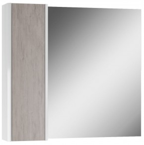 Шкаф-зеркало Uno 80 Дуб серый левый/правый Домино (DU1504HZ) в Талице - talica.ok-mebel.com | фото 6