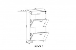 ШО-52 В тумба для обуви в Талице - talica.ok-mebel.com | фото 3