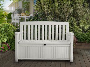 Скамья Patio Bench белый в Талице - talica.ok-mebel.com | фото 2