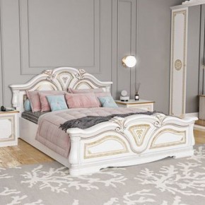 Спальня Грация (комплект 4 дв.) белый/золото в Талице - talica.ok-mebel.com | фото 2