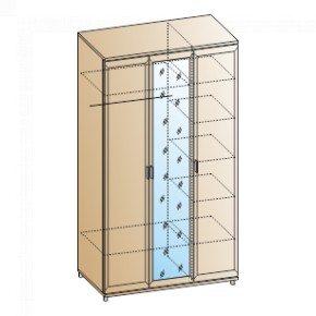 Спальня Мелисса композиция 4 (Гикори Джексон светлый) в Талице - talica.ok-mebel.com | фото 5
