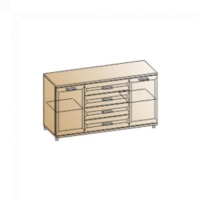 Спальня Мелисса композиция 7 (Гикори Джексон светлый) в Талице - talica.ok-mebel.com | фото 9