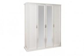Спальня Мишель 4-х ств 1600 (белый матовый/экокожа) в Талице - talica.ok-mebel.com | фото 2