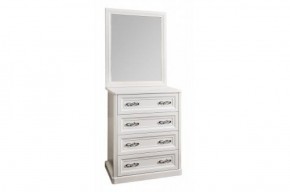 Спальня Мишель 4-х ств 1600 (белый матовый/экокожа) в Талице - talica.ok-mebel.com | фото 6