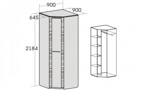 Спальный гарнитур Элана (модульная) Дуб сонома в Талице - talica.ok-mebel.com | фото 9