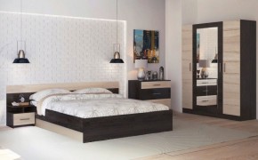 Спальный гарнитур Леси + 4-х створчатый шкаф в Талице - talica.ok-mebel.com | фото 2