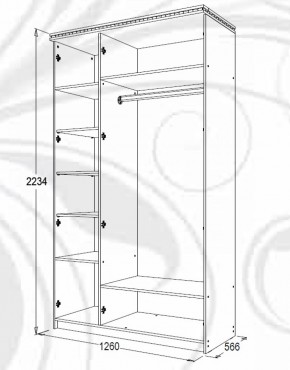 Спальный гарнитур Ольга-13 (модульный) в Талице - talica.ok-mebel.com | фото 31