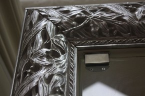 Спальный гарнитур Тиффани Premium черная/серебро в Талице - talica.ok-mebel.com | фото 4