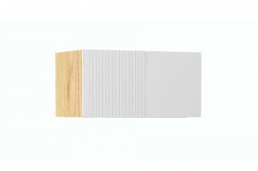 СТЕФАНИ-1.1 Антресоль (дуб крафт золотой/белый софт) в Талице - talica.ok-mebel.com | фото