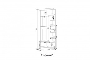 СТЕФАНИ-2 Шкаф в Талице - talica.ok-mebel.com | фото 2