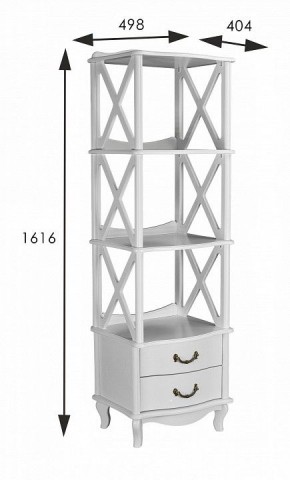 Стеллаж комбинированный Джульетта Л в Талице - talica.ok-mebel.com | фото 4