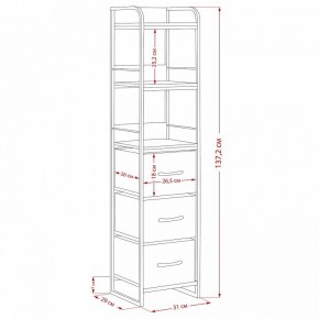 Стеллаж комбинированный Ноа в Талице - talica.ok-mebel.com | фото 11
