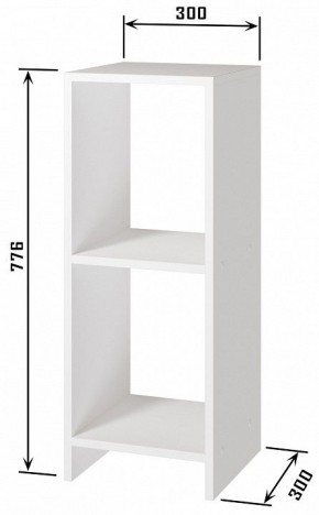 Стеллаж Квадро в Талице - talica.ok-mebel.com | фото 3