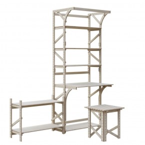 Стеллаж+стол Конструктор Арт.СRСт1-1 в Талице - talica.ok-mebel.com | фото 3