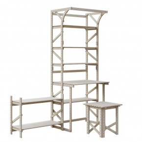 Стеллаж+стол со стойкой Конструктор Арт.СRСт2-1 в Талице - talica.ok-mebel.com | фото 3