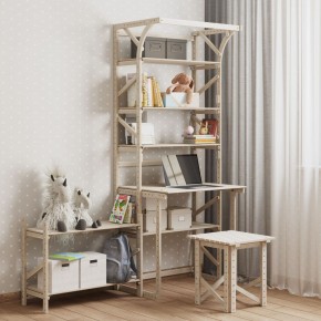 Стеллаж+стол со стойкой Конструктор Арт.СRСт2-1 в Талице - talica.ok-mebel.com | фото 4