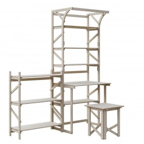 Стеллаж+стол со стойкой Конструктор Арт.СRСт2-1 в Талице - talica.ok-mebel.com | фото 5
