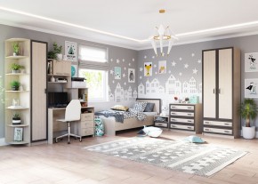 НАОМИ Стеллаж угловой в Талице - talica.ok-mebel.com | фото 2