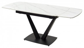 Стол ALATRI 120 MATT WHITE MARBLE SOLID CERAMIC / BLACK, ®DISAUR в Талице - talica.ok-mebel.com | фото 10