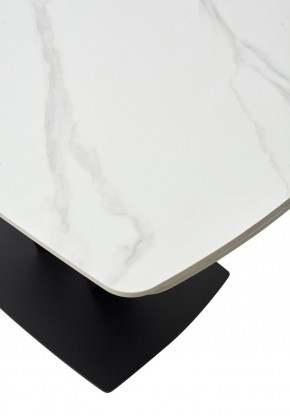 Стол ALATRI 120 MATT WHITE MARBLE SOLID CERAMIC / BLACK, ®DISAUR в Талице - talica.ok-mebel.com | фото 11