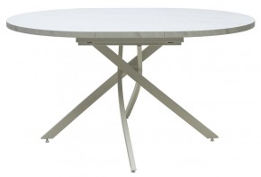 Стол ДАРИО D110 раскладной Мрамор Леванто/ Белый каркас М-City в Талице - talica.ok-mebel.com | фото 5