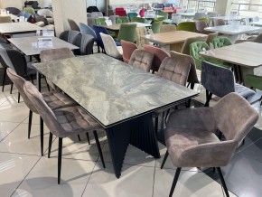 Стол IVAR 180 MARBLES KL-80 Серый мрамор, итальянская керамика, ®DISAUR в Талице - talica.ok-mebel.com | фото 11