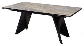 Стол IVAR 180 MARBLES KL-80 Серый мрамор, итальянская керамика, ®DISAUR в Талице - talica.ok-mebel.com | фото 2