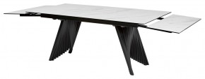 Стол IVAR 180 MARBLES KL-99 Белый мрамор, итальянская керамика/серый, ®DISAUR в Талице - talica.ok-mebel.com | фото 10