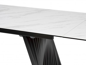 Стол IVAR 180 MARBLES KL-99 Белый мрамор, итальянская керамика/серый, ®DISAUR в Талице - talica.ok-mebel.com | фото 8