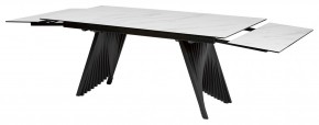Стол IVAR 200 MARBLES KL-99 Белый мрамор, итальянская керамика, ®DISAUR в Талице - talica.ok-mebel.com | фото 5