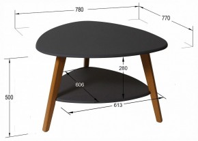 Стол журнальный Бруклин в Талице - talica.ok-mebel.com | фото 4