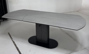 Стол KAI 140 TL-58 поворотная система раскладки, испанская керамика / Темно-серый / Черный, ®DISAUR в Талице - talica.ok-mebel.com | фото 4