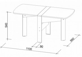 Стол обеденный СтК6 в Талице - talica.ok-mebel.com | фото 3