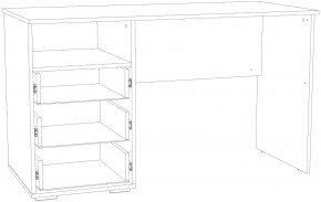 Стол письменный НМ 041.40 "Банни" (Бисквит) в Талице - talica.ok-mebel.com | фото 5