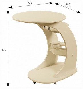 Стол придиванный Люкс Л в Талице - talica.ok-mebel.com | фото 5