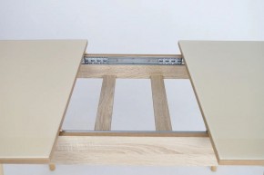 Стол раскладной со стеклом (опоры массив цилиндрический) "Хоста" в Талице - talica.ok-mebel.com | фото 9
