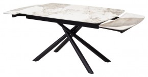 Стол RIVOLI 140 GLOSS LUXURY PANDORA SOLID CERAMIC / BLACK, ®DISAUR в Талице - talica.ok-mebel.com | фото 6