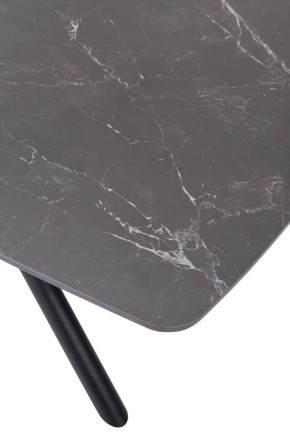 Стол RIVOLI 140 MATT BLACK MARBLE SOLID CERAMIC / BLACK, ®DISAUR в Талице - talica.ok-mebel.com | фото 10