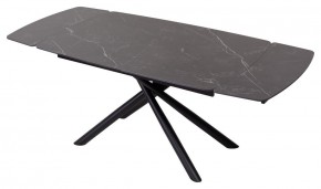 Стол RIVOLI 140 MATT BLACK MARBLE SOLID CERAMIC / BLACK, ®DISAUR в Талице - talica.ok-mebel.com | фото 3