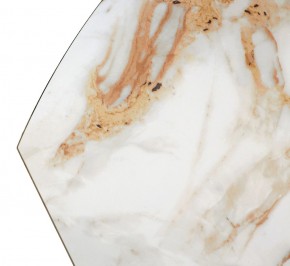Стол TERAMO 135 GLOSS GRAND JADE SOLID CERAMIC, керамика, поворотн.механизм / Черный каркас, ®DISAUR в Талице - talica.ok-mebel.com | фото 13