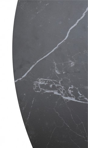 Стол TERNI 120 MATT BLACK MARBLE SOLID CERAMIC Черный мрамор матовый, керамика /Черн.каркас, ®DISAUR в Талице - talica.ok-mebel.com | фото 9