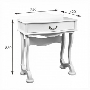 Стол туалетный Джульетта Л в Талице - talica.ok-mebel.com | фото 12