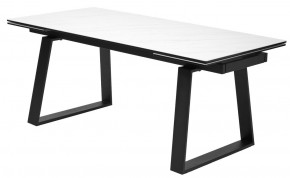 Стол VASTO 180 MARBLES KL-99 Белый мрамор матовый, итальянская керамика/ черный каркас, ®DISAUR в Талице - talica.ok-mebel.com | фото 4