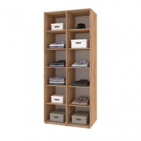 СТОУН С23 Шкаф 2-х створчатый (дуб золотой/графит) в Талице - talica.ok-mebel.com | фото 3
