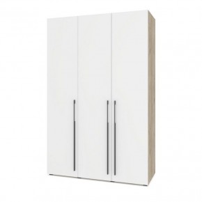 СТОУН С32 Шкаф 3-х створчатый (серый дуб/белый) в Талице - talica.ok-mebel.com | фото