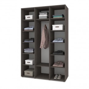 СТОУН С32 Шкаф 3-х створчатый (серый дуб/белый) в Талице - talica.ok-mebel.com | фото 3