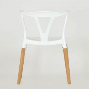 Стул Barneo N-218 Wishbone интерьерный кухонный белый в Талице - talica.ok-mebel.com | фото 2